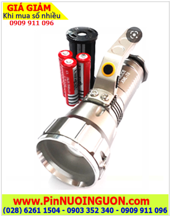 Police 114k , Đèn pin Pha quai cầm tay Police 114k với bóng XML-T6 CREELED chính hãng 